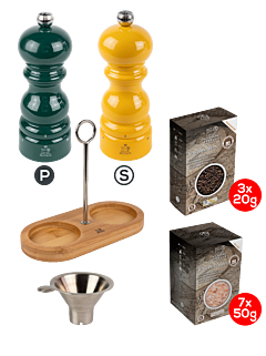ParisRama u'Select Pack Waldgrün und Safrangelb 15 cm - Peugeot Saveurs