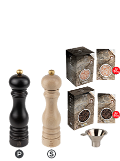 ParisRama u'Select Schokoladen- und Natur-Set 22cm - Peugeot Saveurs