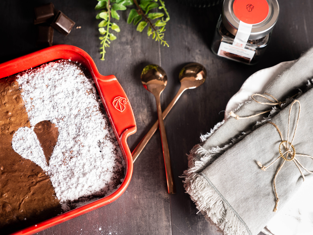Schokoladen-Haselnuss-Brownies