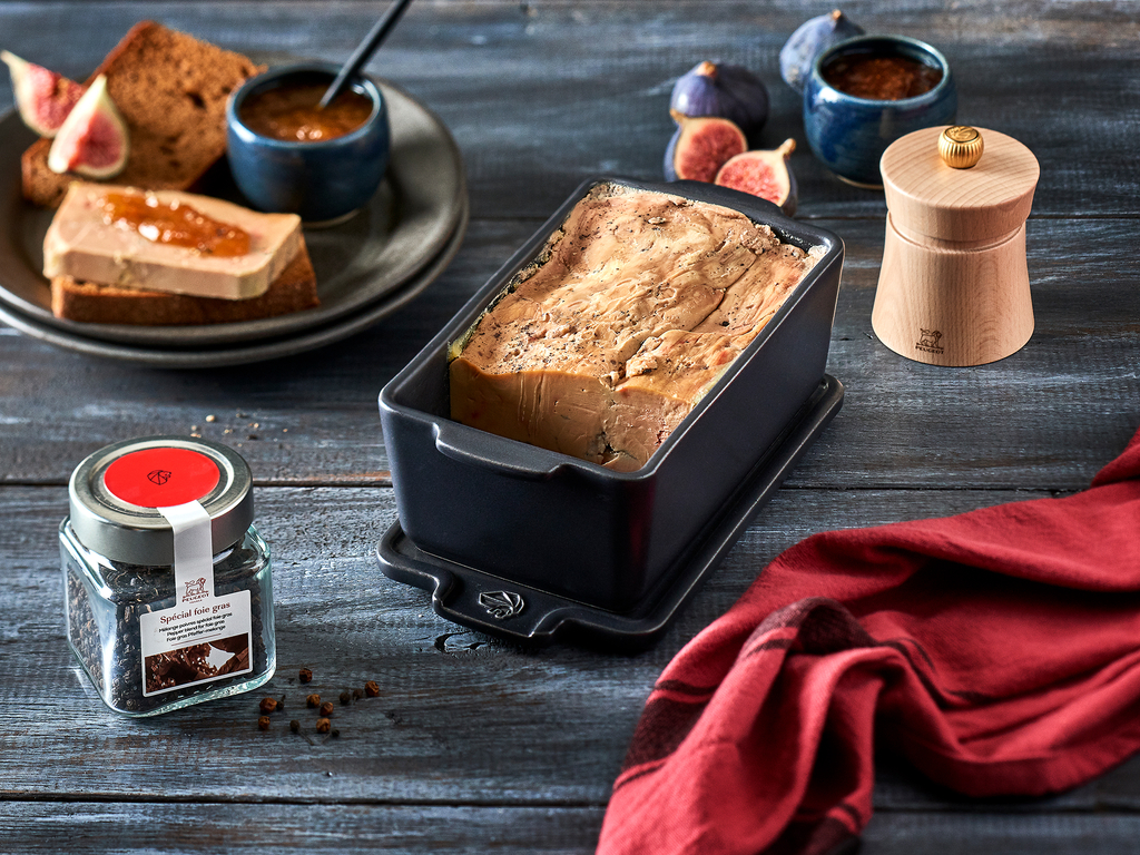 Gänseleberterrine mit Kaffee und Whisky