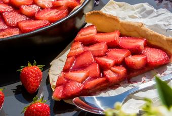 Veganer Erdbeerkuchen ohne Butter