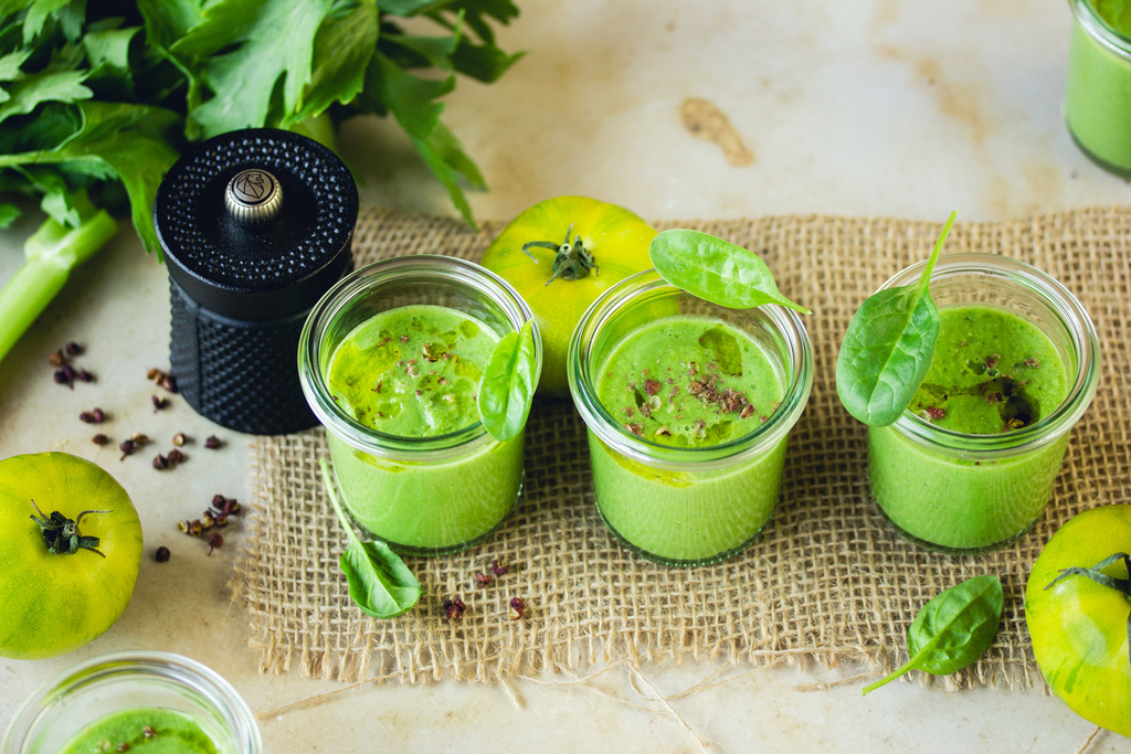Grüne Gazpacho