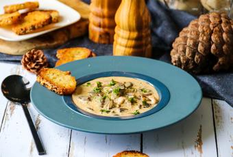 Champignon-Suppe Franche-Comté