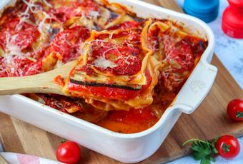 Mediterrane Lasagne mit Sommergemüse