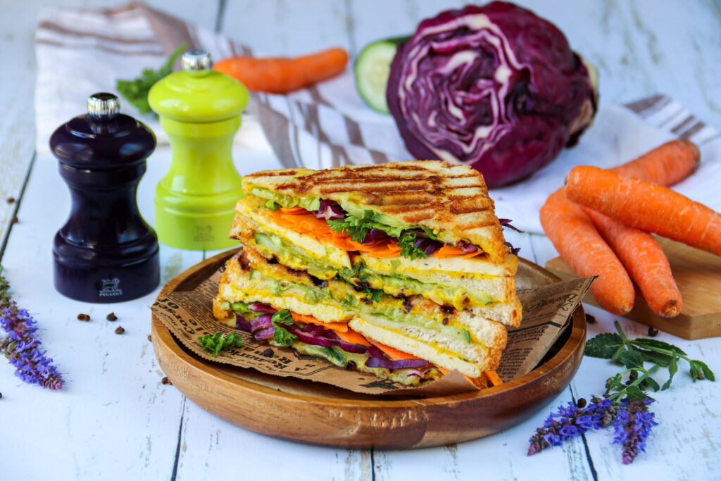 Vegetarisches Club Sandwich
