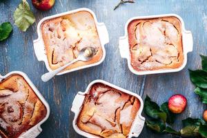 Zimt-Apfel-Auflauf mit Eierlikör