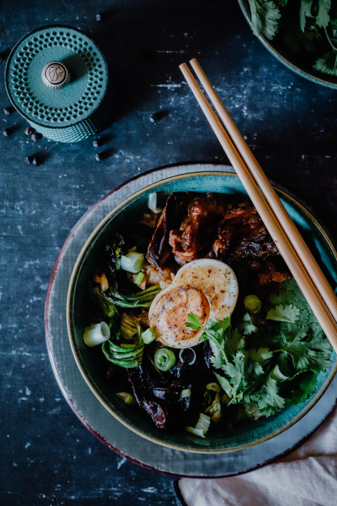 Ramen mit Rindfleisch und Szechuanpfeffer