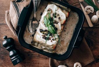 Cannelloni mit Pilzen und Trüffel