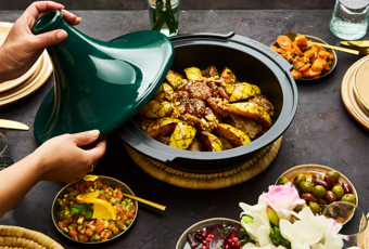 Lamm-Tagine mit karamellisierten Quitten