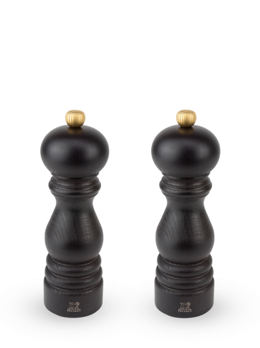 Set Macina Pepe E Sale PEUGEOT Paris U'Select - 18 Cm, Legno, 6 Livelli Macinatura, Cioccolato