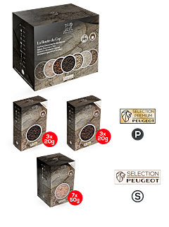 Set Pfeffer- und Salzauswahl "Premium 5" - Peugeot Saveurs